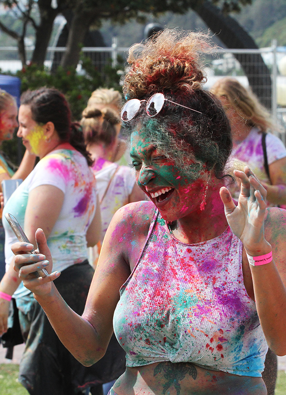 Holi Festival of Colour : Wellington : New Zealand : Richard Moore : Journalist : Photographer :